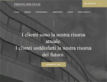 Tablet Screenshot of frisoniebisceglie.com